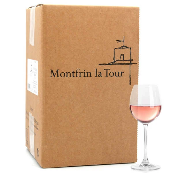 Montfrin La Tour vin rosé bio en BIB de 5L IGP