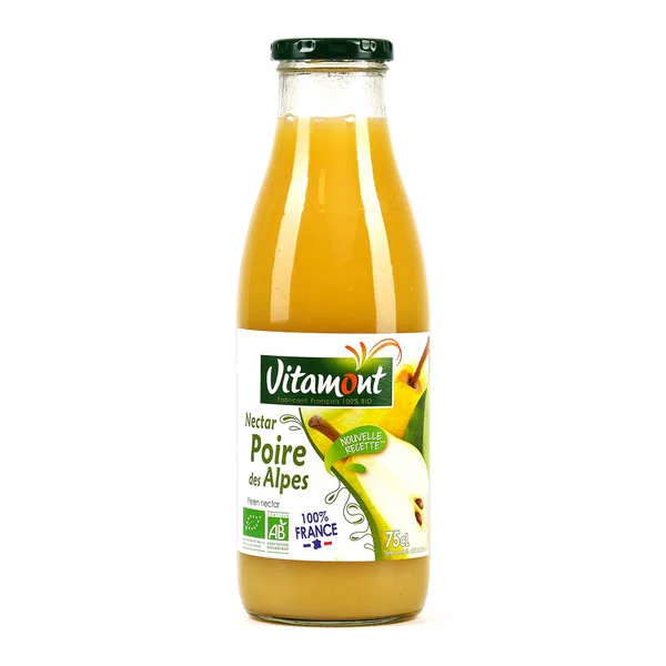 Nectar de poire bio des Alpes