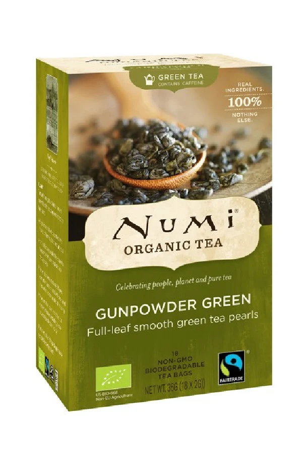 NUMI - THE VERT GUNPOWDER GREEN SACHET 2G x18 BIO