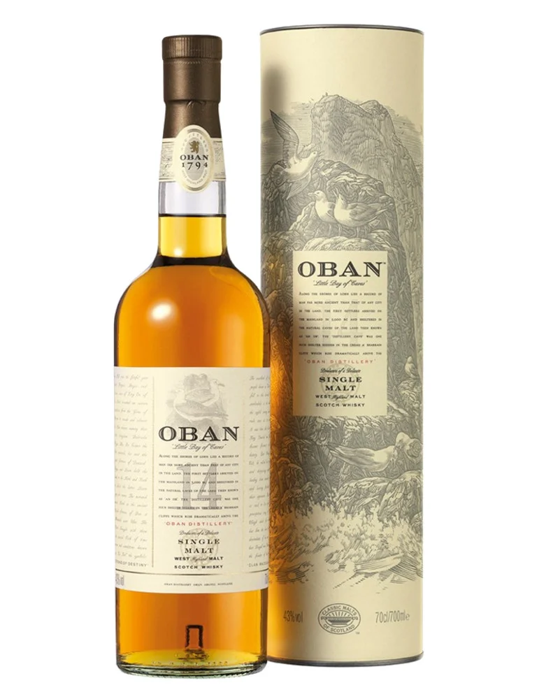 Oban - 14 ans d'âge 43° - Single Malt Scotch Whisky - 70 cl