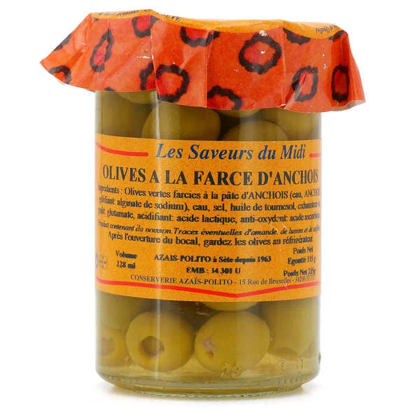 Olives à la farce d'anchois