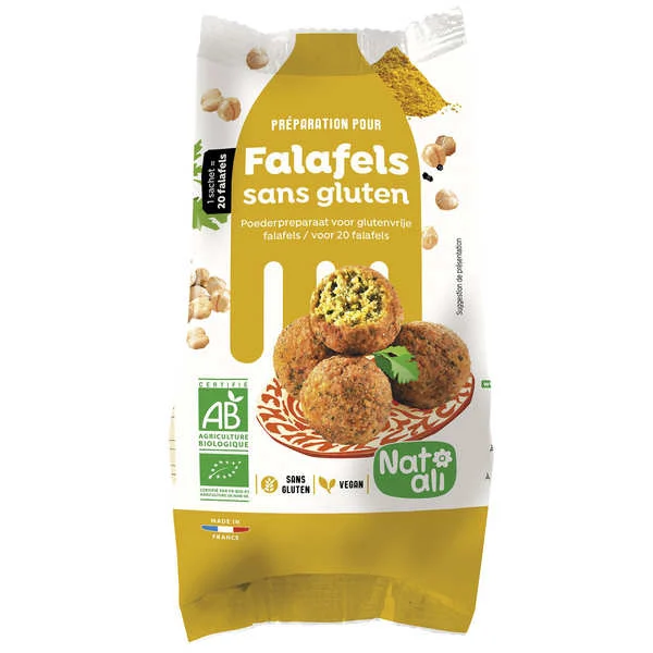Préparation pour falafels bio et sans gluten