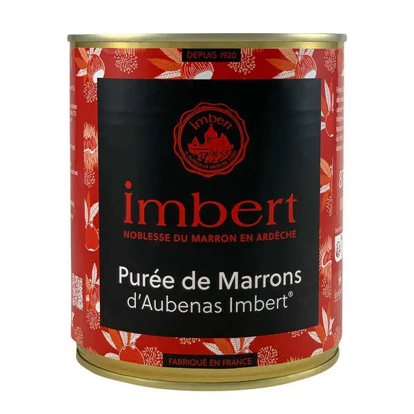 Purée de marrons non sucrée d'Aubenas gros conditionnement
