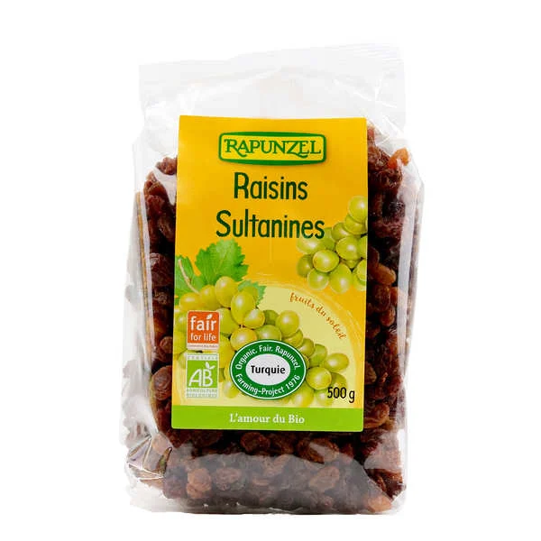 Raisins secs Sultanines bio