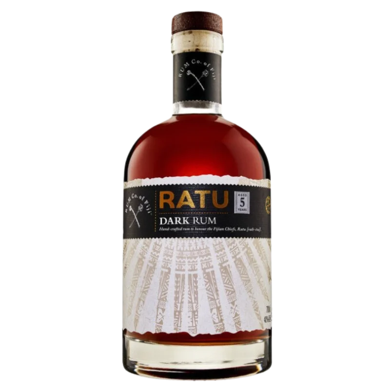RATU DARK RHUM DES ILES FIDJI 5 ANS