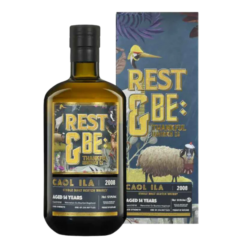 REST & BE THANKFUL 14 ANS 2008 CAOL ILA BOURBON CASK