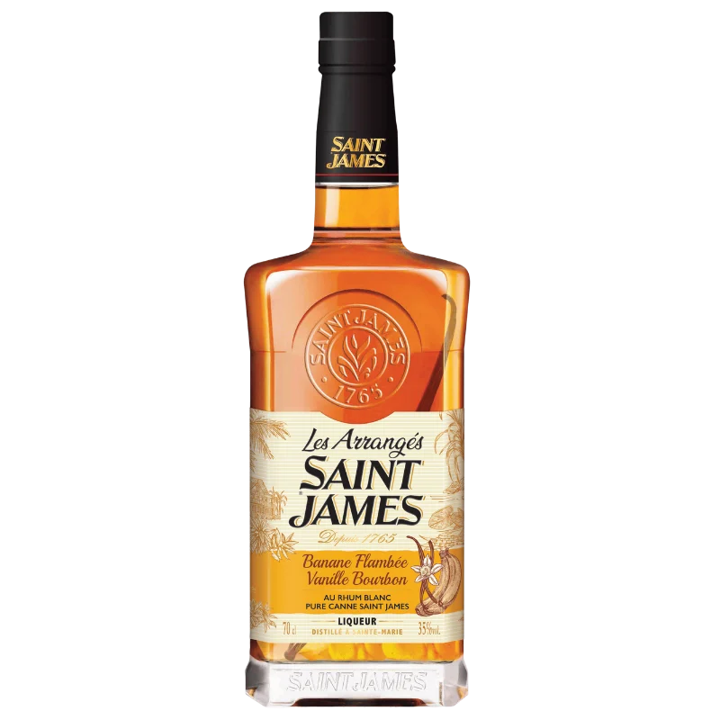 RHUM ARRANGÉ BANANE FLAMBÉE & VANILLE BOURBON SAINT JAMES