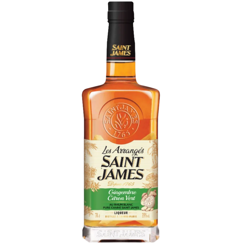 RHUM ARRANGÉ GINGEMBRE & CITRON VERT SAINT JAMES