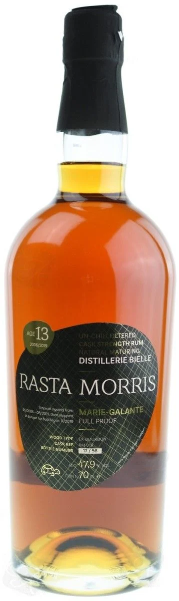 Rhum Bielle 2006 Rasta Morris 13 ans 47,9%