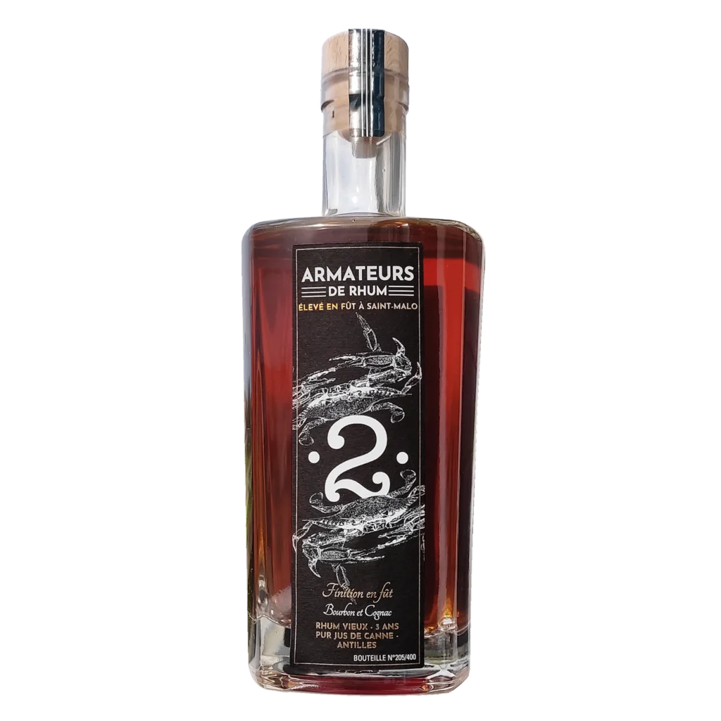 Rhum Finish en fût N°2 - Bourbon Cognac 50cl 40% 5+1