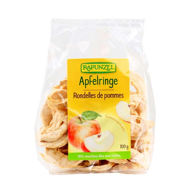 Rondelles de pommes séchées bio