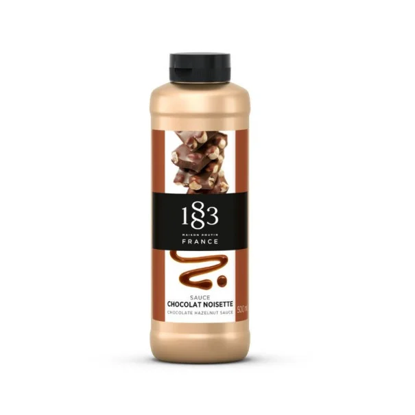 ROUTIN 1883 - SAUCE CHOCOLAT NOISETTE 500ML BOUTEILLE SQUEEZE