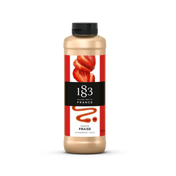 ROUTIN 1883 - SAUCE FRAISE 500ML BOUTEILLE SQUEEZE