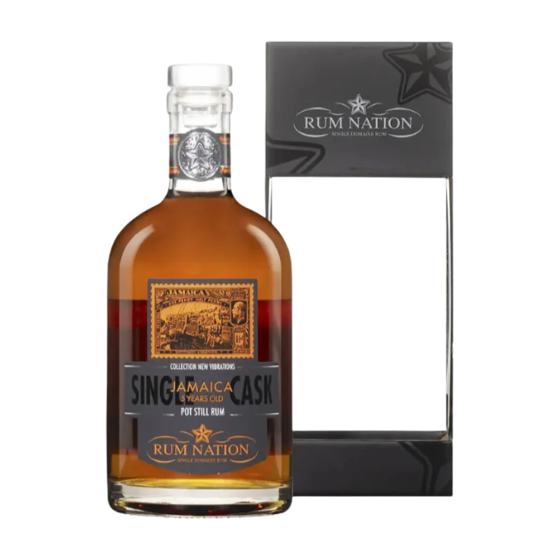 RUM NATION 5 ANS 2017 JAMAICA SINGLE CASK PX WHISKY CASK NEW VIBRATIONS