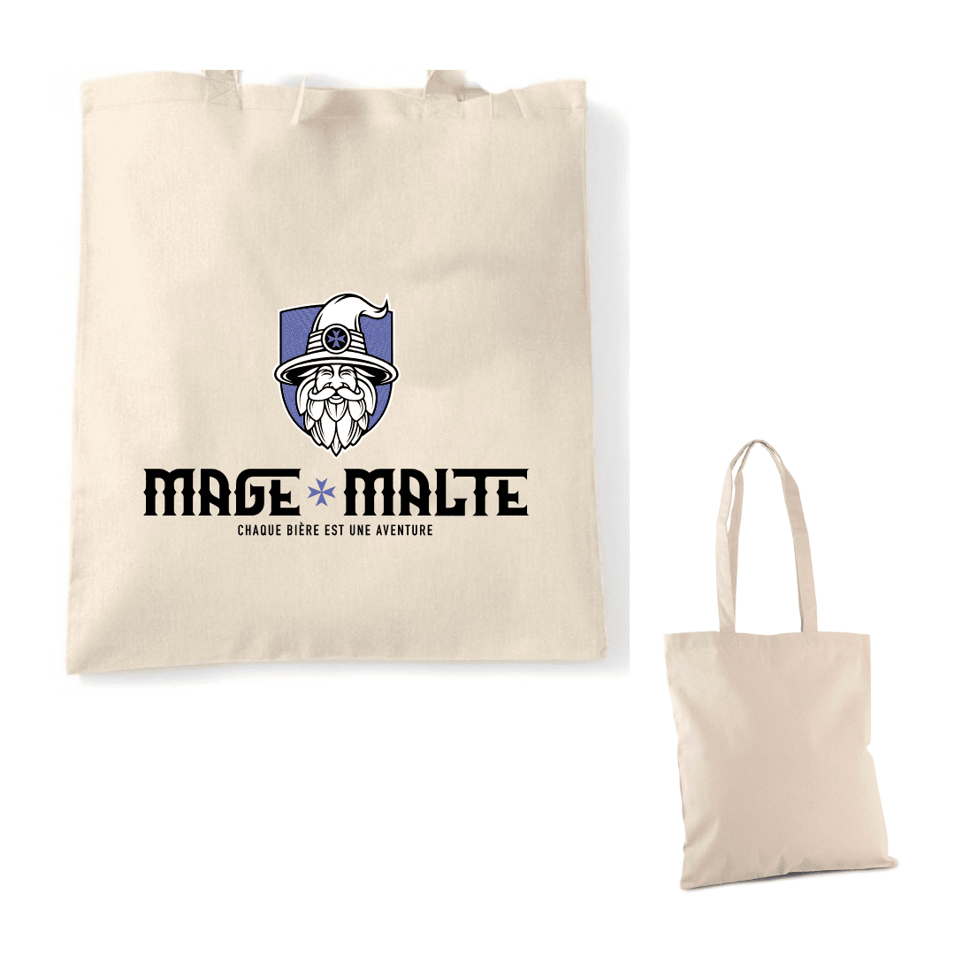 Sac shopping Mage Malte classique coton bio