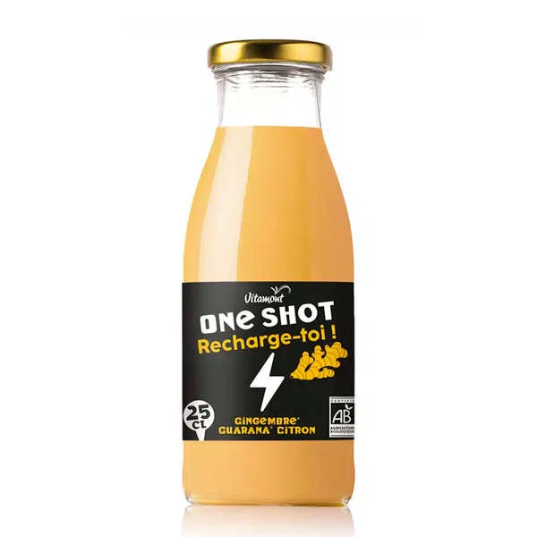 Shot Recharge-toi - Gingembre, guarana, citron bio
