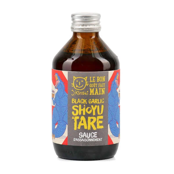 Shoyu Tare à l'ail noir - Sauce bio à base de sauce soja et d'huile de sésame