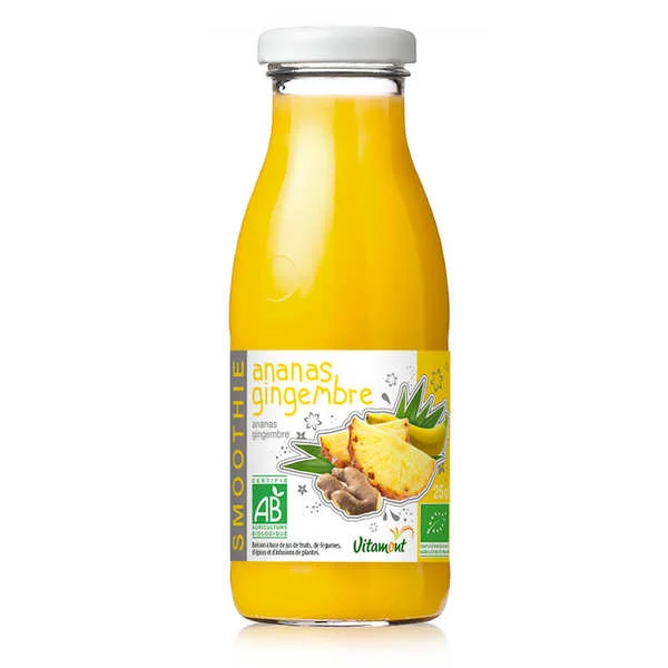 Smoothie ananas gingembre bio