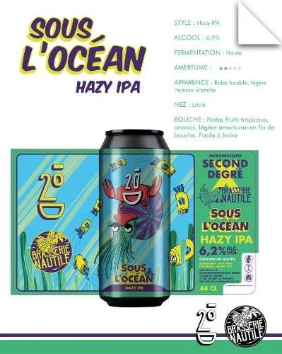 Sous L’océan – Hazy IPA 6,2%
