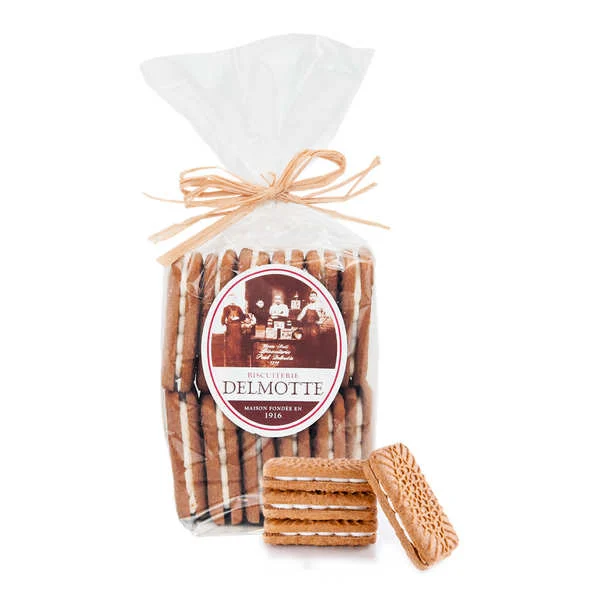 Spéculoos fourrés à la vanille