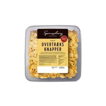 Spangsberg Overtræksknapper Gule 800 g