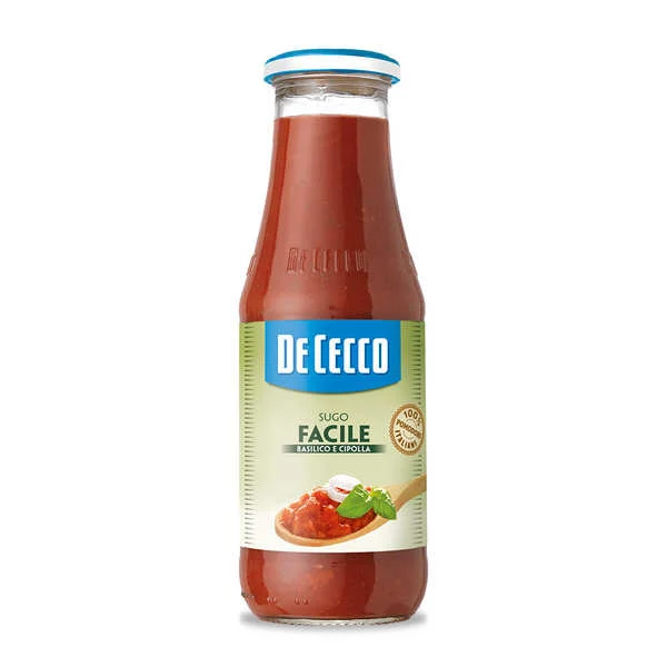 Sugo Facile - Sauce tomate oignon et basilic De Cecco