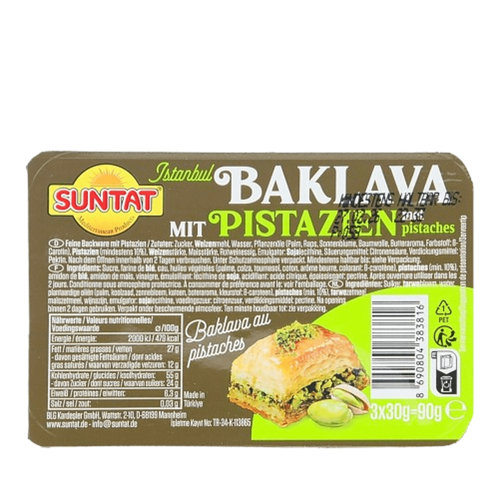 Suntat Baklava With Pistachios Small