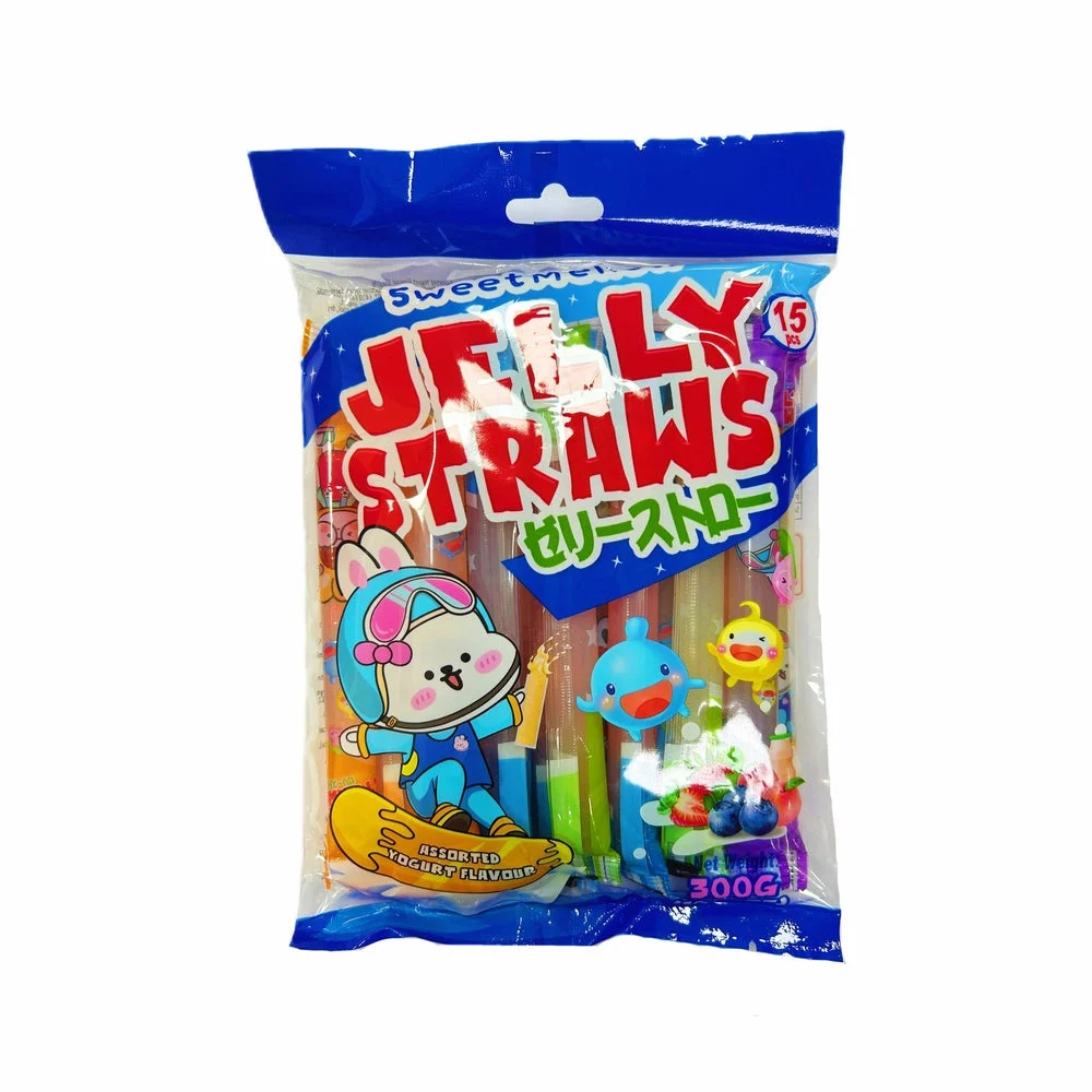 SweetMellow Jelly Straws Yoghurt Flavour