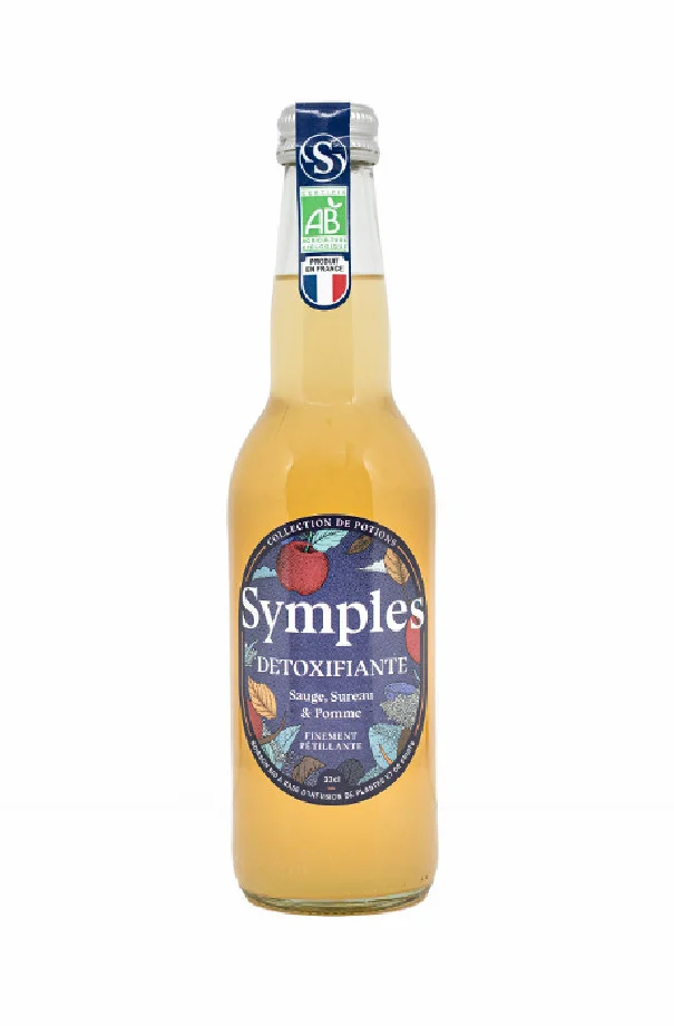 SYMPLES - INFUSION PETILLANTE DETOXIFIANTE 330ML x12 BIO