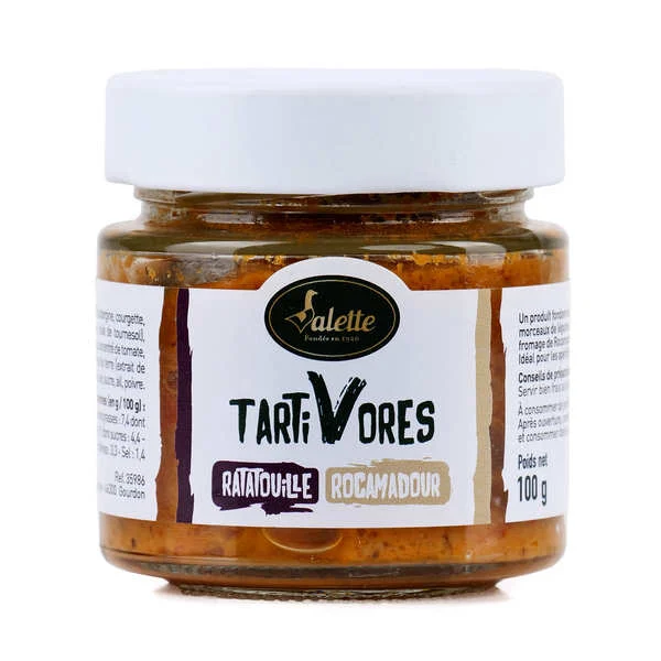 Tartivores ratatouille et rocamadour