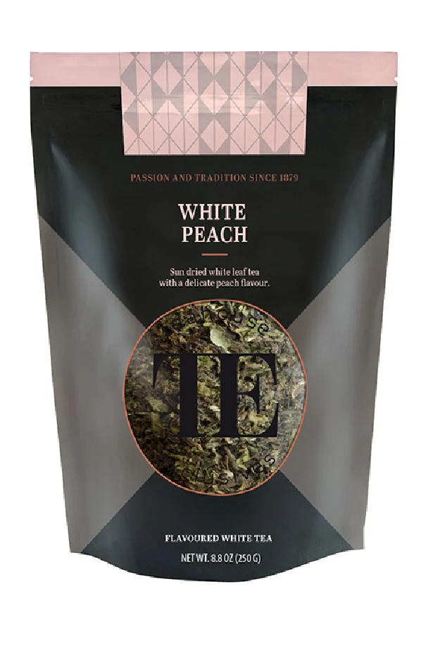 TEAHOUSE LUXURY - THE BLANC WHITE PEACH VRAC POCHE 250G