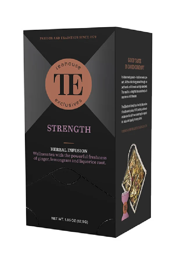 TEAHOUSE LUXURY - INFUSION BIEN ETRE STRENGTH SACHET 3.5G x15