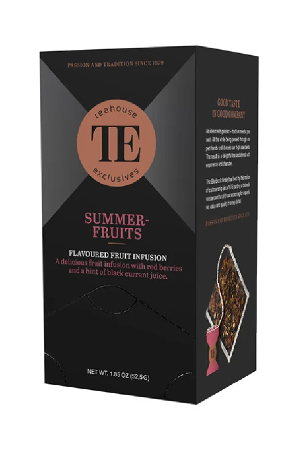 TEAHOUSE LUXURY - INFUSION FRUITS ROUGES SUMMERFRUITS SACHET 3.5G x15