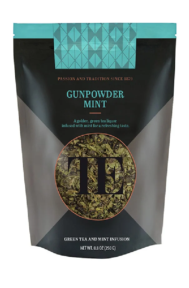 TEAHOUSE LUXURY - THE VERT GUNPOWDER MINT VRAC POCHE 250G