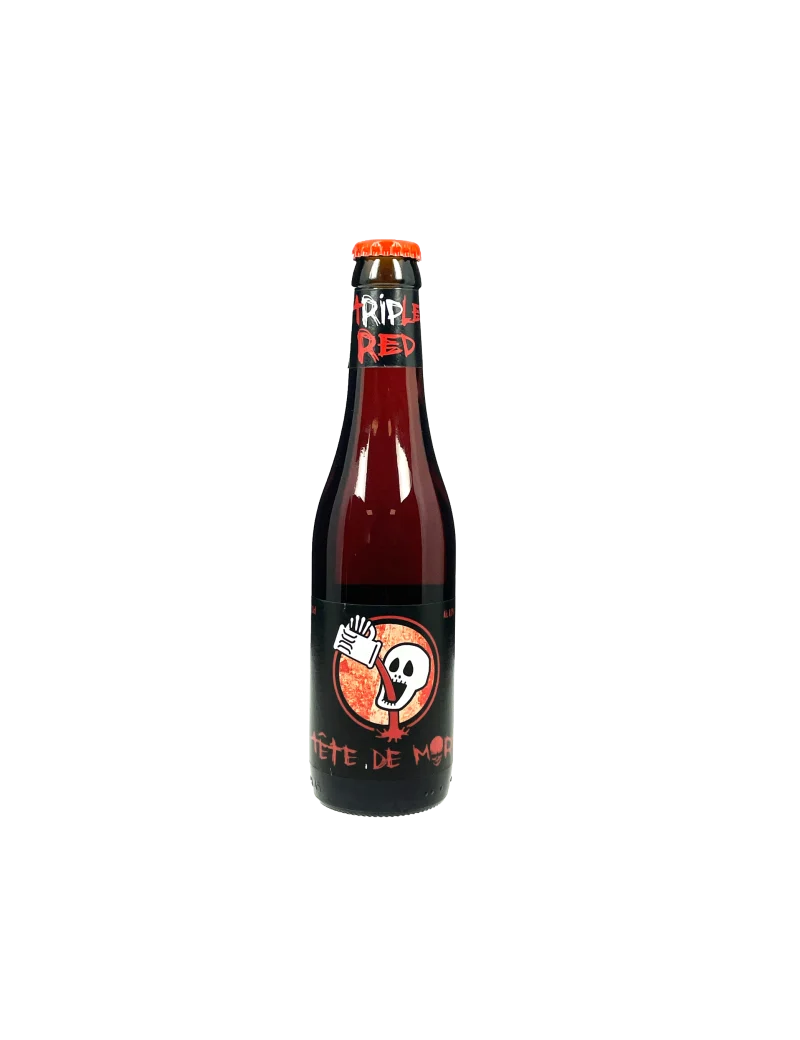 TETE DE MORT ROUGE