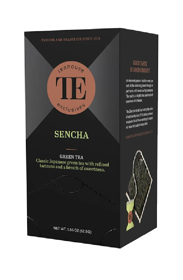 TEAHOUSE LUXURY - THE VERT SENCHA SACHET 3.5G x15
