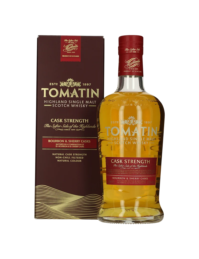 TOMATIN CASK STRENGTH 70CL 57.5%