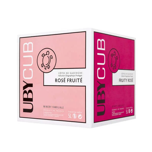 UBY CUB vin Rosé IGP Côtes de Gascogne - Bib 5L