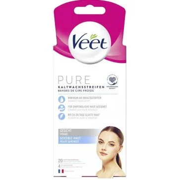 Veet Voksstriber Ansigt 20 stk