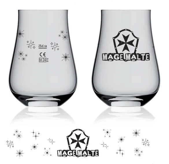 Verre à bière ⚗️ 25cl modèle Lawrence Mage Malte