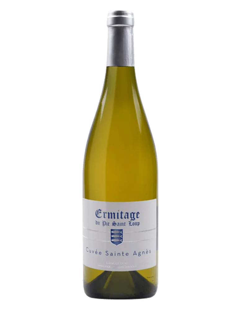 Vin blanc - Cuvée Saint Agnès - AOP Languedoc - Ermitage du Pic Saint Loup - 75 cl