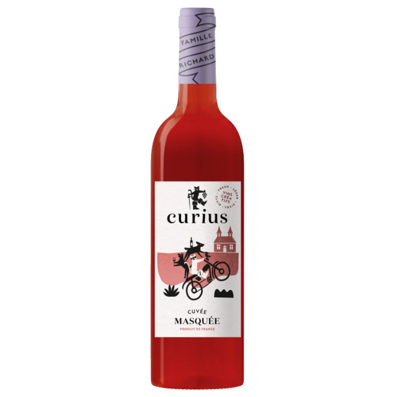 VIN DE FRANCE CURIUS ROUGE CLAIR CUVEE MASQUEE
