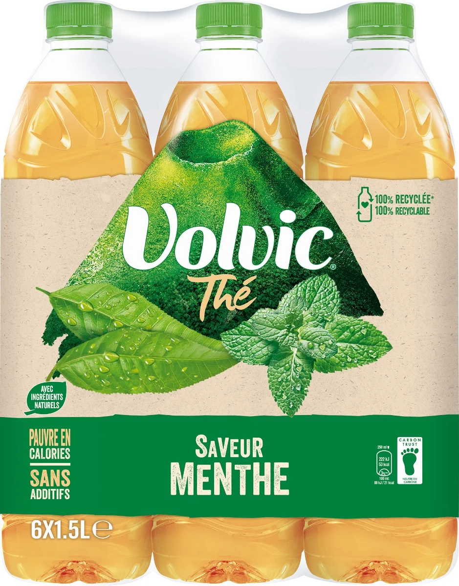 Volvic thé vert menthe