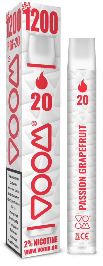 VOOM #1200 20 Passion Grapefruit - 2% nicotine