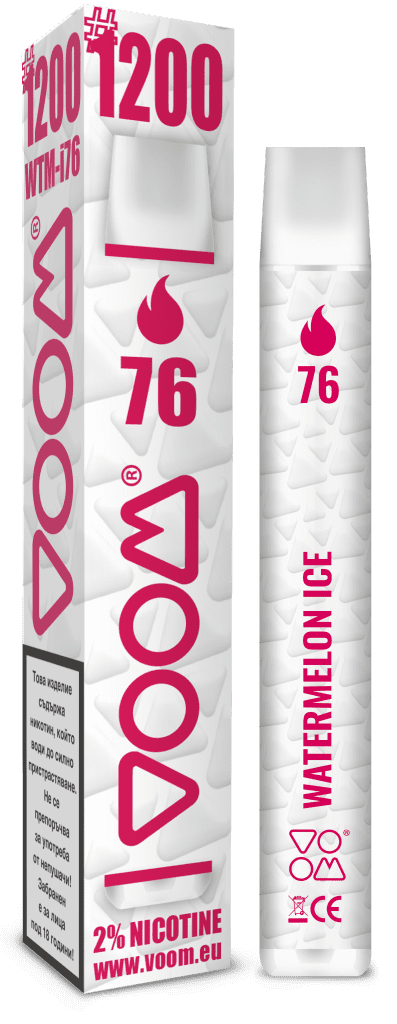 VOOM #1200 76 Watermelon Ice - 2% nicotine