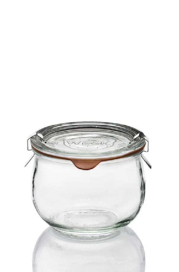 WECK - POT COROLLES VERRE 580ML Ø100MM x6