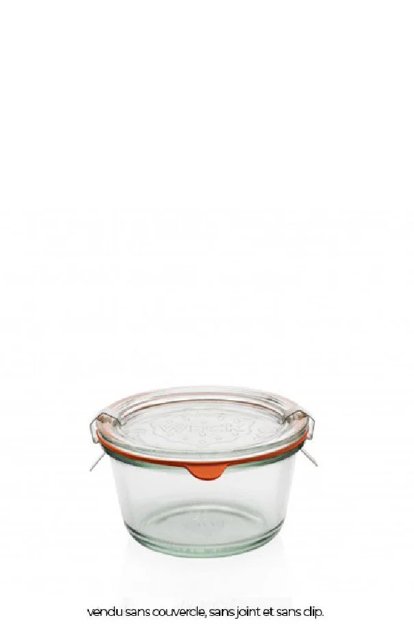 WECK - POT DROIT VERRE 290ML BAS Ø100MM x6