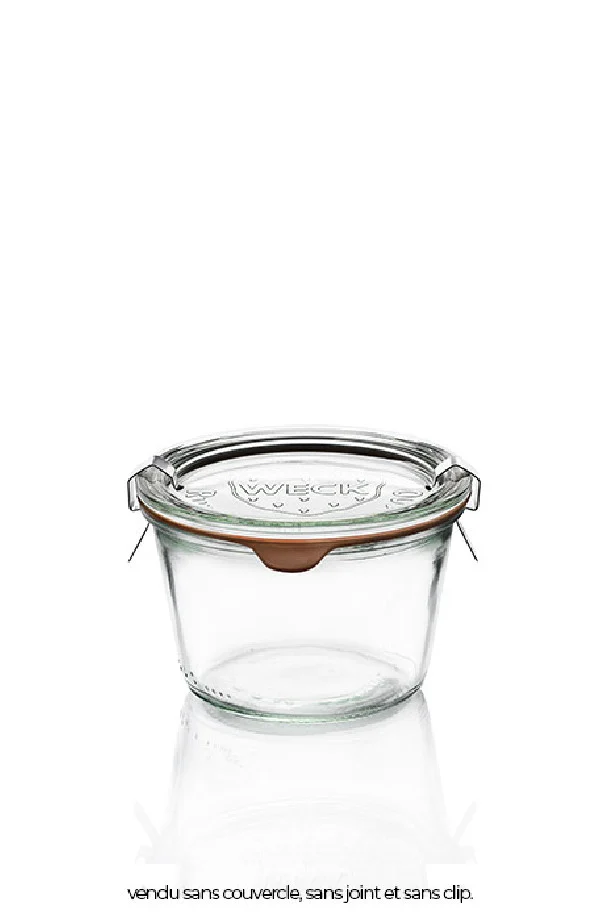 WECK - POT DROIT VERRE 370ML Ø100MM x6