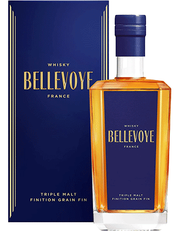 Whisky Bellevoye Bleu – Affiné en fûts de chêne à Grains Fins
