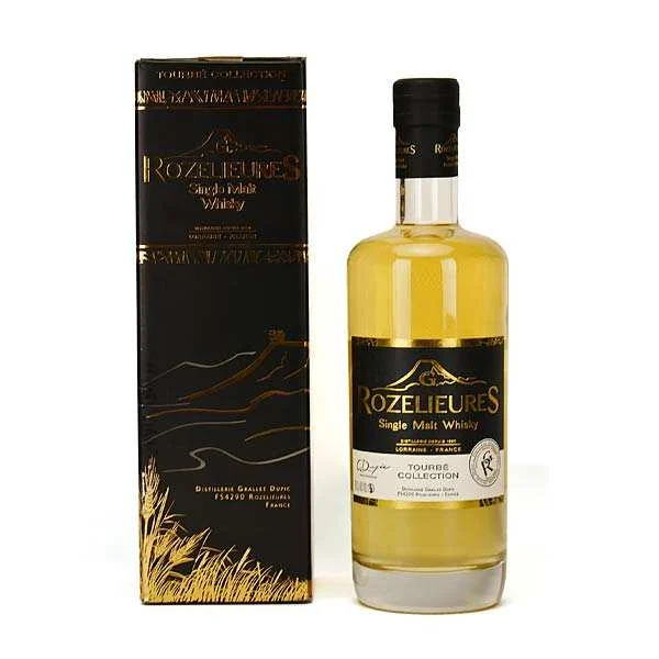 Whisky Rozelieures single malt de Lorraine - Collection Tourbé 46%